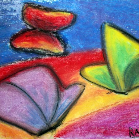 cuadro infantil de mariposas