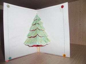 TARJETA NAVIDAD HACER CON NIÑOS