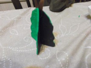 arbol de navidad con fieltro