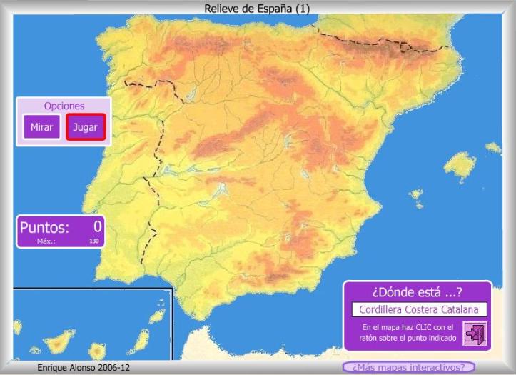 MAPAS INTERACTIVOS RELIEVES Y MONTES DE ESPAÑA – EL ESTUDIO DE CRIS