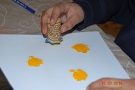 camisa pintada dia del padre papel regalo con sello 3