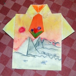 camisa pintada dia del padre piramides