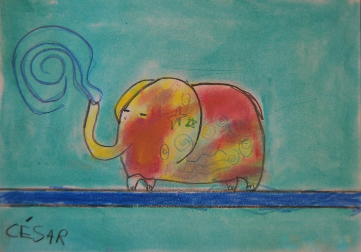 Cesar, 6 años - Pastel