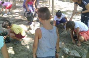 Actividades con niños en el Caserio del Henares