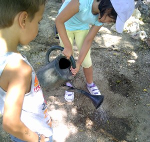 Actividades con niños en el Caserio del Henares