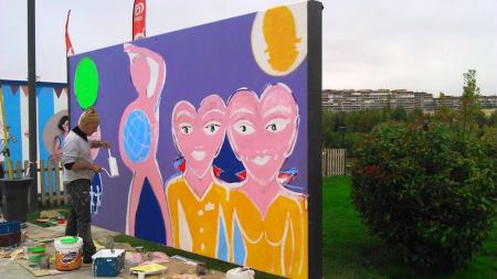 kiddy citny en el muro de torrejon de ardoz