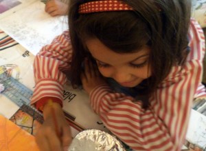 Paisaje nevado acrilico 2