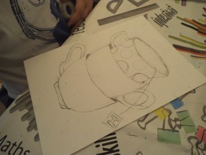 TAZAS EN PASTEL POR NIÑA DE 10 AÑOS 1