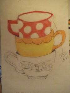 TAZAS EN PASTEL POR NIÑA DE 10 AÑOS 2
