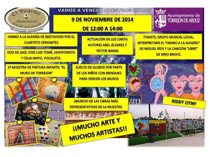 25 aniversario muro de berlin en Parque de Europa Torrejon de ardoz