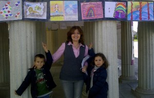 Dibujos de los niños 25 aniversario muro de berlin en Parque de Europa Torrejon de ardoz 14