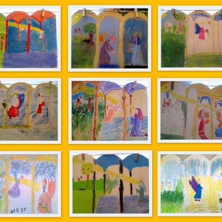 La anunciacion de Fra Angelico para niños