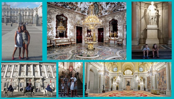 El palacio Real de Madrid con niños 
