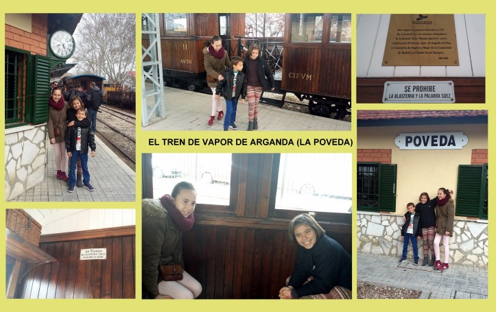 el tren de vapor de arganda planes con niños Madrid 1