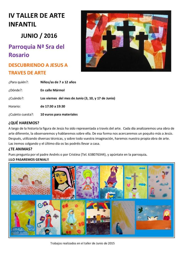 IV TALLER DE ARTE INFANTIL