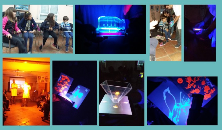 taller de ciencia y luz planes con niños Madrid Nano Madrid