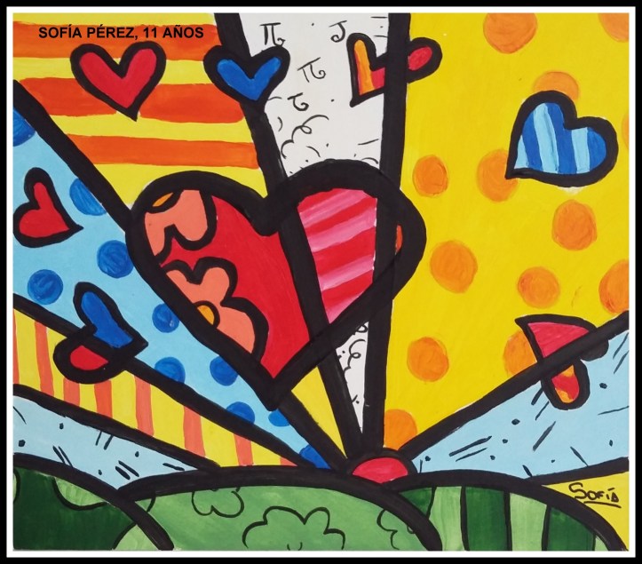 CUADRO FANTASIA AMOR EN ACRILICO POR NIÑOS