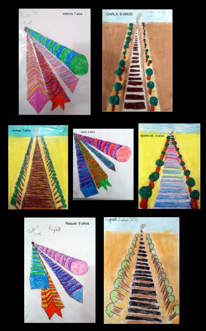 estudio de la perspectiva con niños usando figuras geometricas y plastilina.jpg