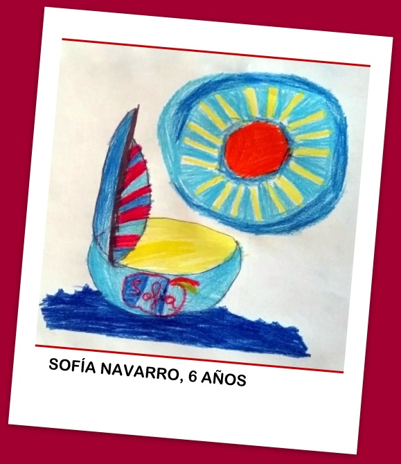 DIBUJO DE BARCO HECHO POR NIÑOS