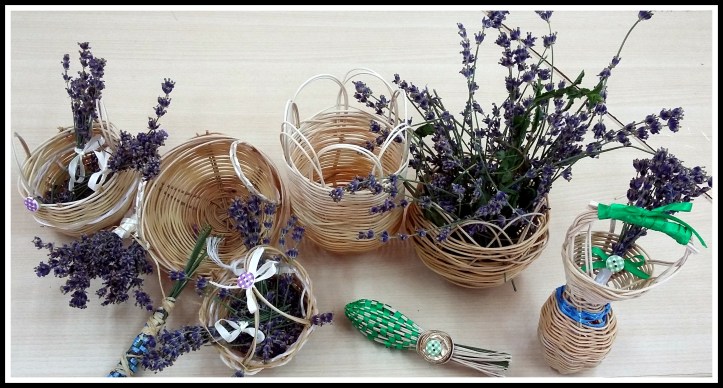 planes con niños hacer cestas con medula y caña Caserio del Henares Huertos de ocio