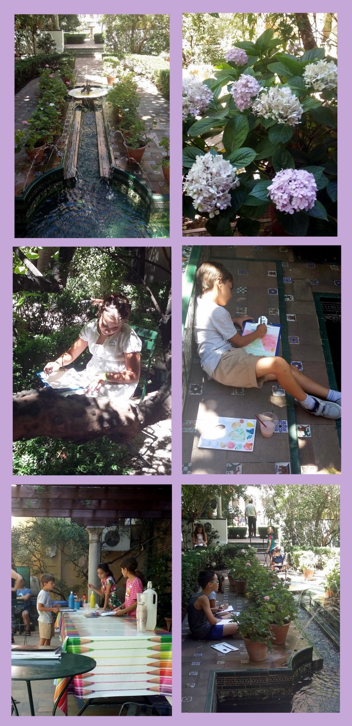 TALLER DE DIBUJO PARA NIÑOS EN EL MUSEO SOROLLA EXPOSICION TIERRA ADENTRO