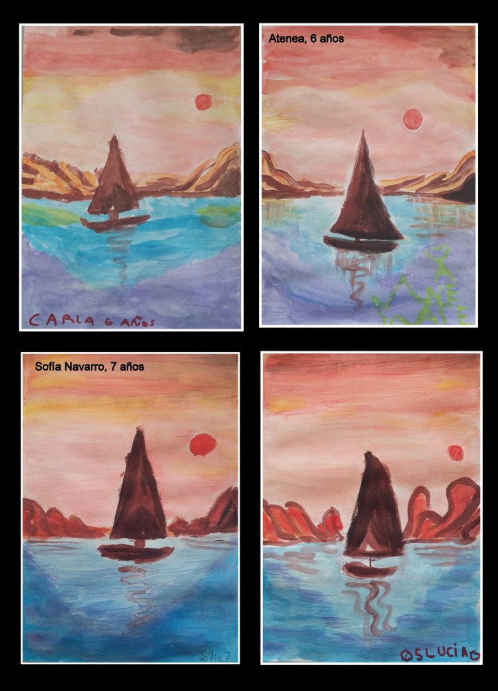 acuarela-barco-en-la-playa-arte-infantil