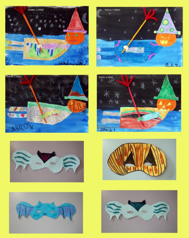 collage-de-brujas-y-mascaras-de-halloween-para-ninos