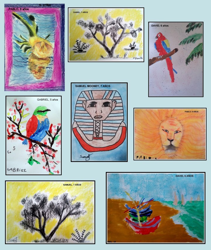 DIbujos de los niños de 4 a 7 años sobre egipto y animales.jpg