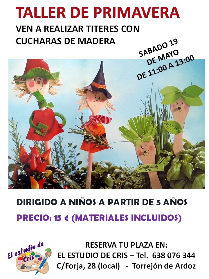 TALLER para hacer TITERES CON CUCHARAS DE MADERA