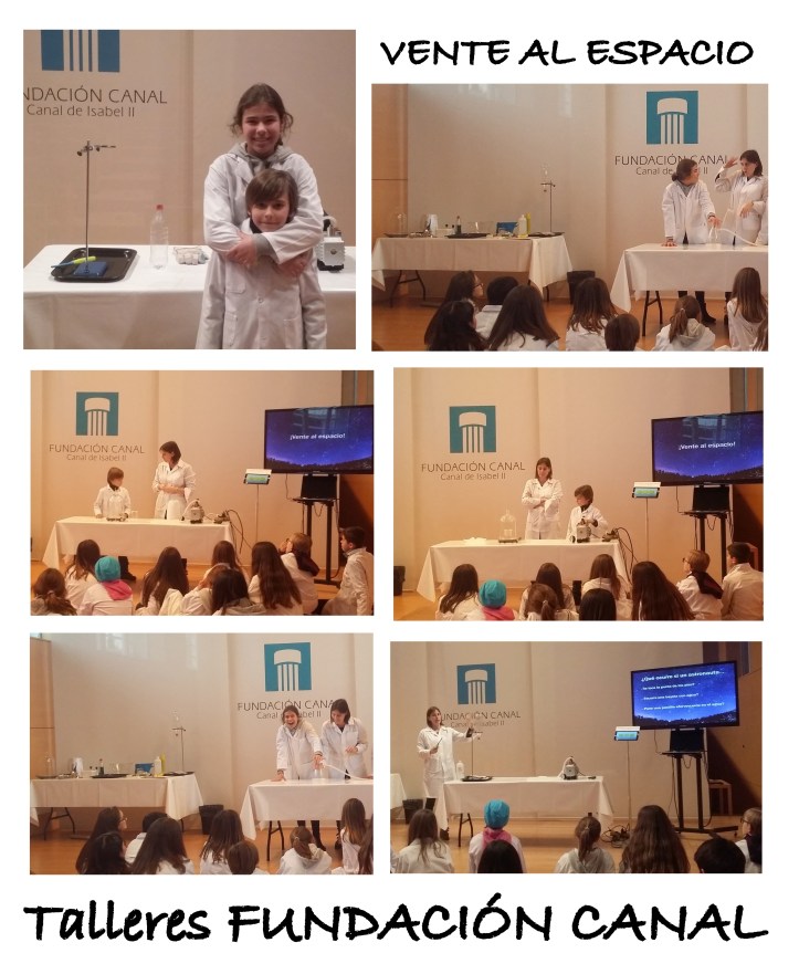 TALLERES CIENTIFICOS ESPACIO PARA NIÑOS EN MADRID FUNDACION CANAL