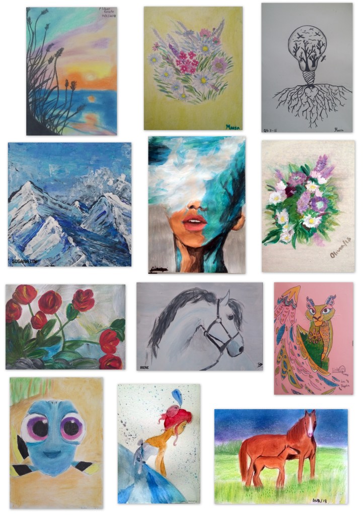 academia dibjo y pintura niños torrejon de ardoz 12 a 14 años