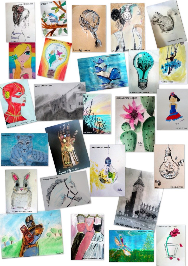 clases de dibujo y pintura el estudio de cris torrejon de ardoz para niños