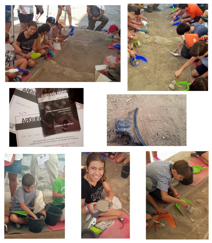 planes con niños arqueologia Complutum Alcala de Henares Madrid