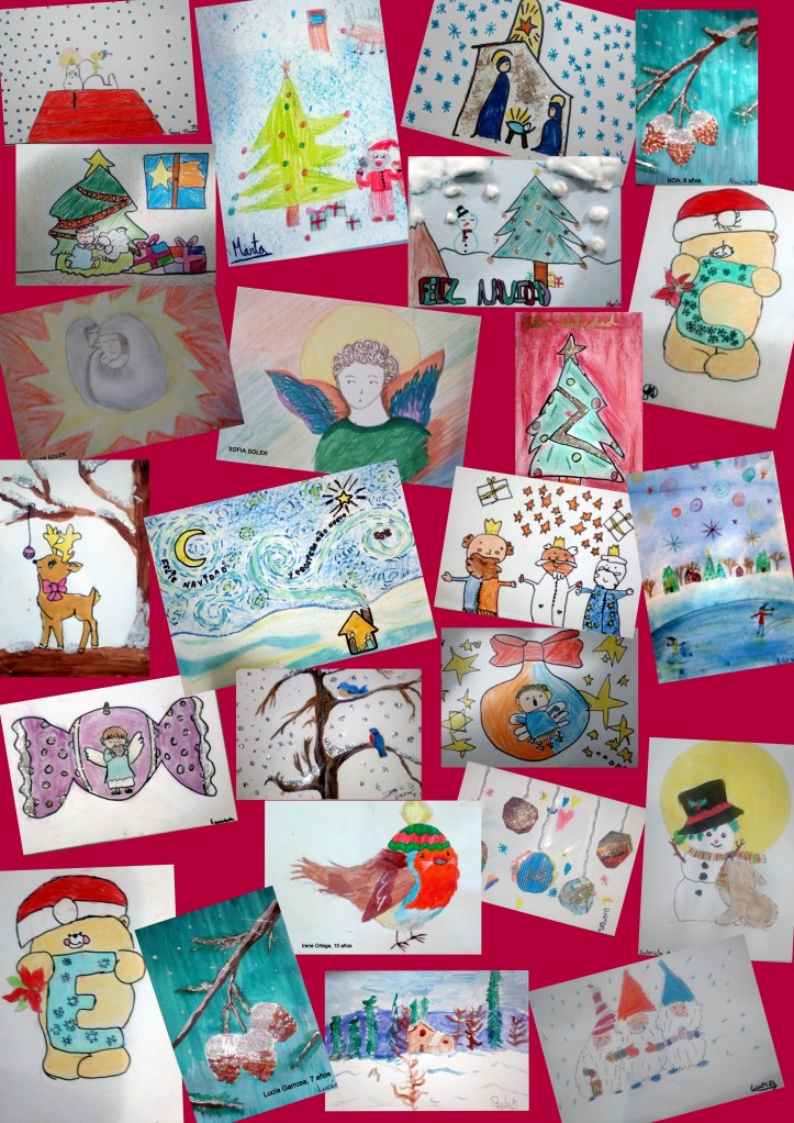 Navidad DIBUJOS NIÑOS EXPOSICIONACADEMIA DIBUJO TORREON ARDOZ