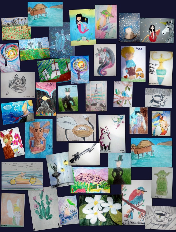 cuadros de niÑos de 4 a 8 aÑos academia pintura torrejon de ardoz