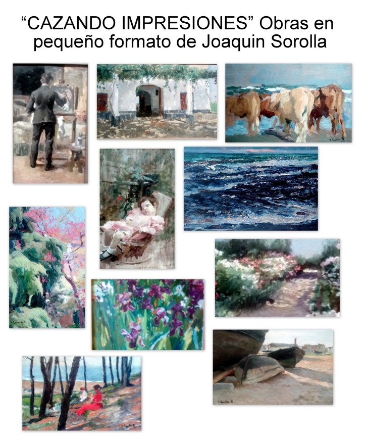cazando impresiones obra pequeño formato sorolla madrid