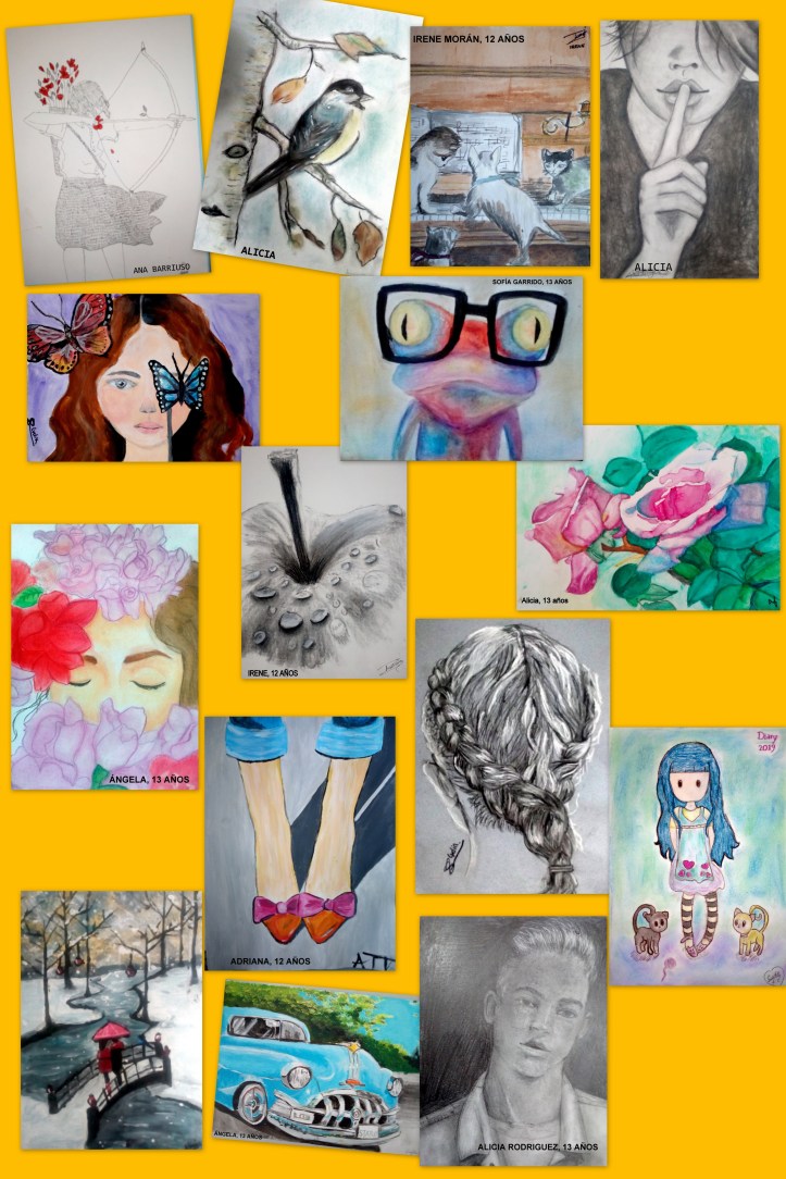 obras de arte de niños de 12 y 13 AÑOS